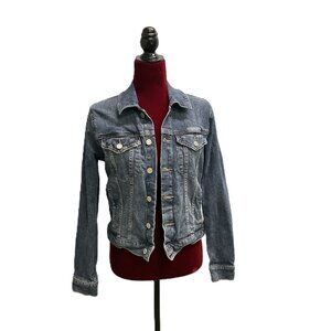 Lucky Brand Women's Denim Jacket - Size Small - Medium Wash Blue